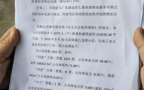 案例 || 未召开业主大会，业委会主任就把新物业请进了门
