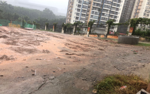 深业物业百合山庄成功化解一起特重大滑坡险情