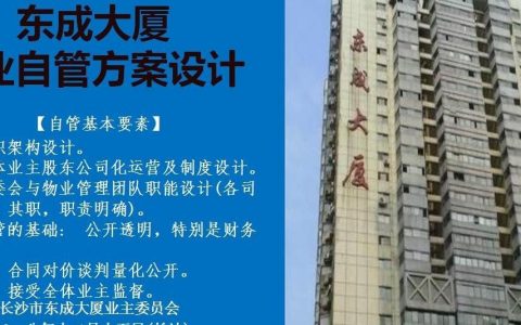 东成大厦物业自管方案设计
