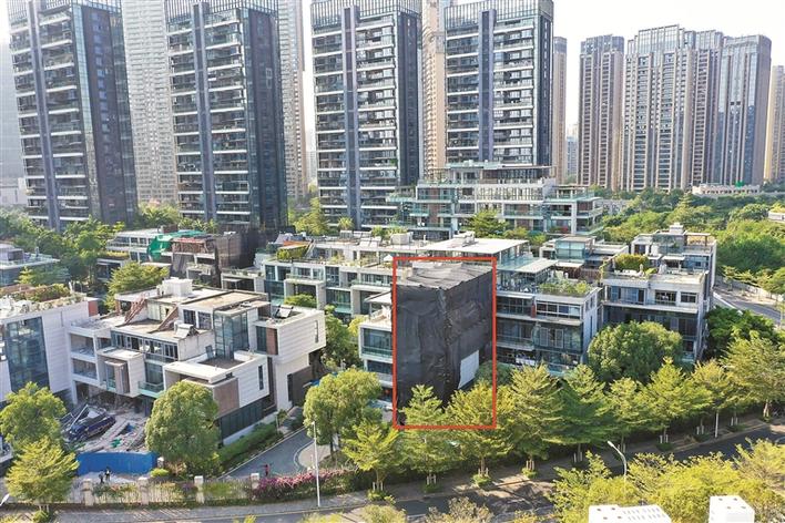 深圳南山卓越维港别墅涉违法加建至5层 一层约“值”2000万