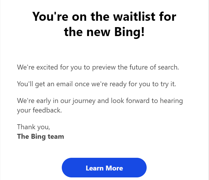 如何正确快速地加入微软新Bing的候补名单使用ChatGPT