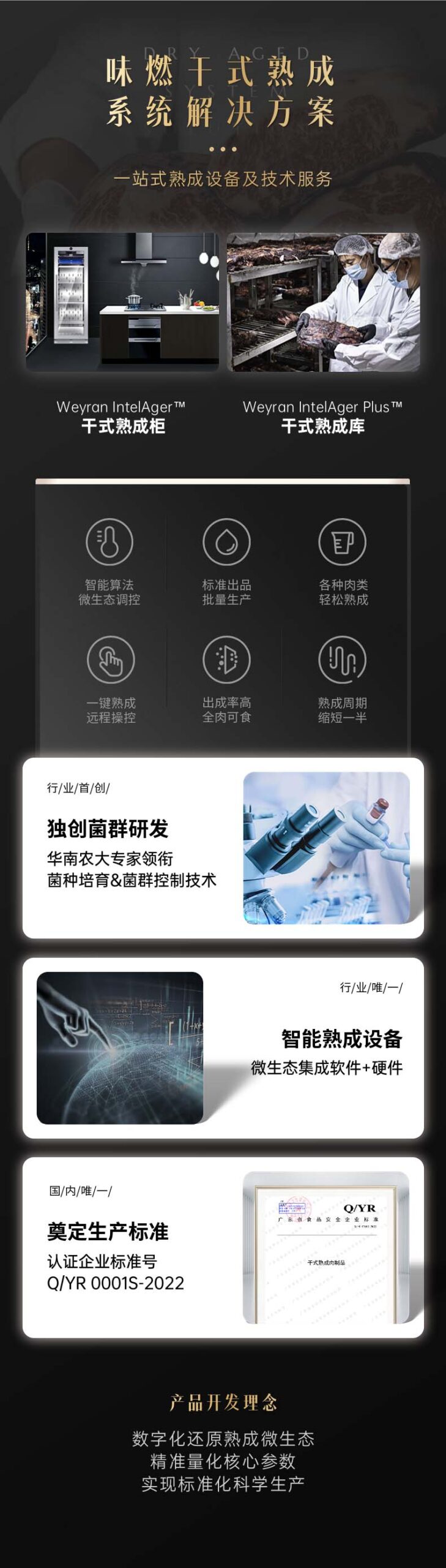 味燃干式熟成柜：生物科技赋能，为健康美味创造灵感