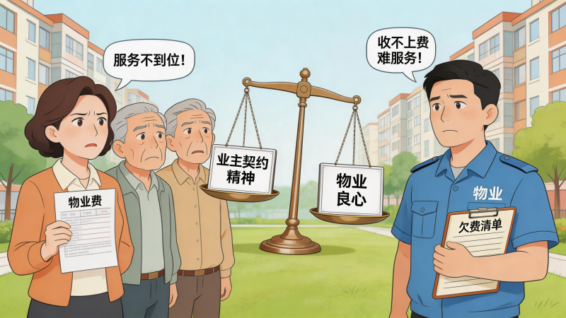 物业费越来越难收，检验业主契约精神也拷问物业良心